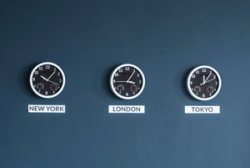 Time zones clocks 